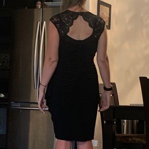 Xscape Short Black Dress